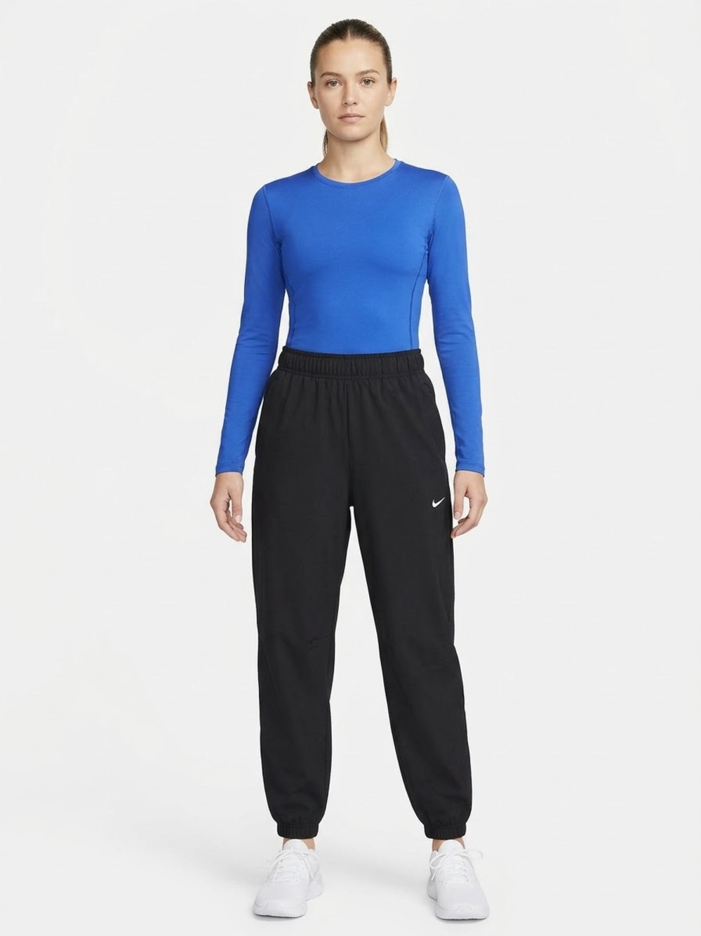 Nike One Dri-FIT black woven jogger pants, women’s XS